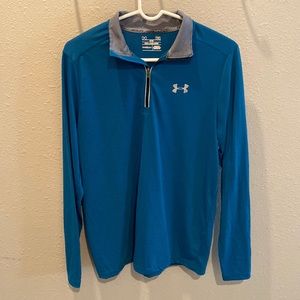 Men’s Running Under Armour medium fitted 1/2 zip long sleeve